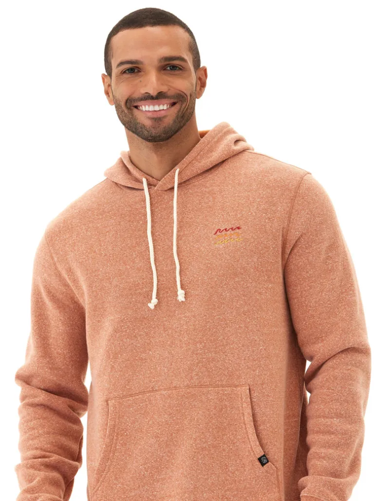 Embroidered Triblend Pullover Hoodie