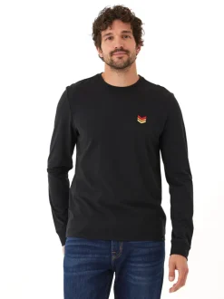 Embroidery Long Sleeve Triblend Crew