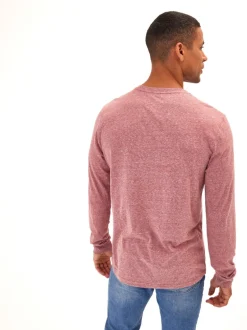 Embroidery Long Sleeve Triblend Crew