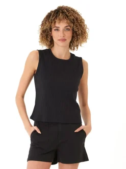 Emilia Organic Rib Crew Tank