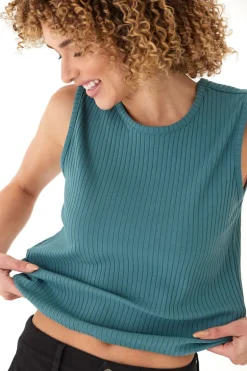 Emilia Organic Rib Crew Tank