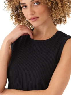 Emilia Organic Rib Crew Tank