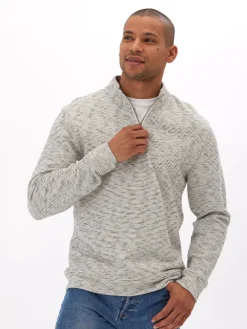 Felix Stripe Terry 1/4 Zip Pullover