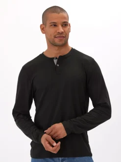 Frederick Luxe Jersey Long Sleeve Henley