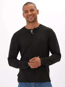 Frederick Luxe Jersey Long Sleeve Henley