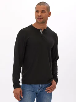 Frederick Luxe Jersey Long Sleeve Henley