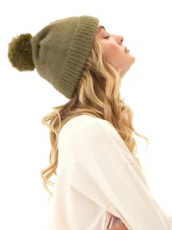 Fuzzy Knit Beanie