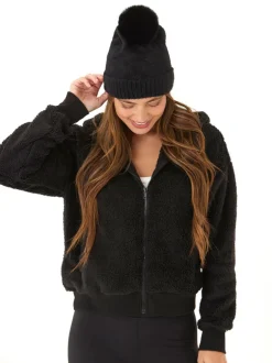 Fuzzy Knit Beanie