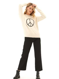 Fuzzy Knit Graphic Pullover