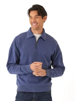 Gabe Mineral Wash Fleece 1/4 Zip Pullover