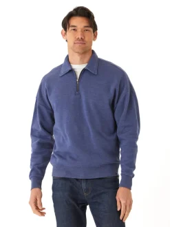 Gabe Mineral Wash Fleece 1/4 Zip Pullover