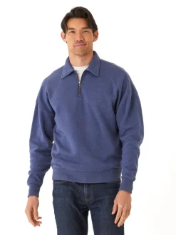 Gabe Mineral Wash Fleece 1/4 Zip Pullover