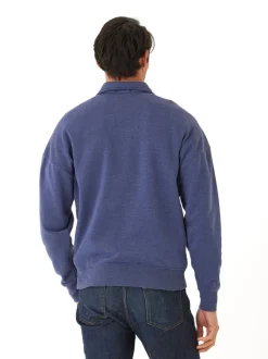 Gabe Mineral Wash Fleece 1/4 Zip Pullover