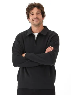 Gabe Triblend Fleece 1/4 Zip Polo