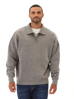 Gabe Triblend Fleece 1/4 Zip Polo