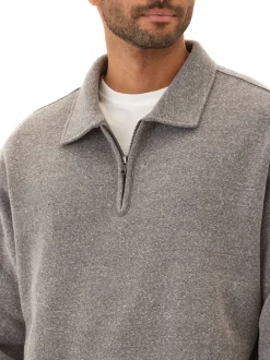 Gabe Triblend Fleece 1/4 Zip Polo