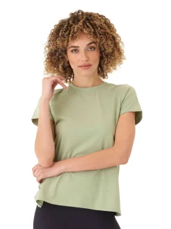 Gemella Luxe Jersey Tulip-Back Short Sleeve Top