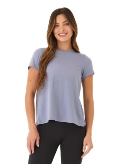 Gemella Luxe Jersey Tulip-Back Short Sleeve Top