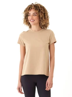 Gemella Luxe Jersey Tulip-Back Short Sleeve Top