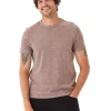 Gil Sweater Knit Short Sleeve Tee