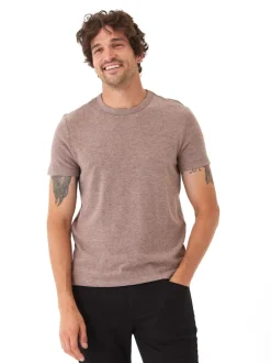 Gil Sweater Knit Short Sleeve Tee