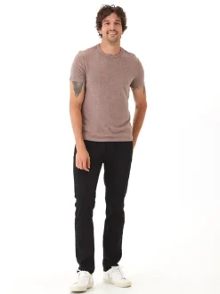 Gil Sweater Knit Short Sleeve Tee