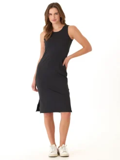 Harriett Luxe Jersey Tank Midi Dress