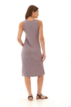 Harriett Luxe Jersey Tank Midi Dress