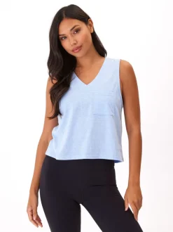 Hera Triblend Jersey V-Neck Tank