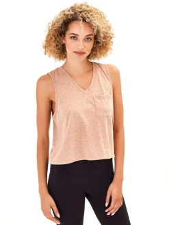 Hera Triblend Jersey V-Neck Tank