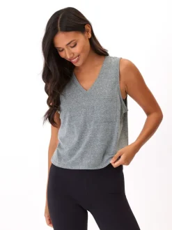 Hera Triblend Jersey V-Neck Tank