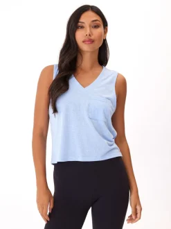 Hera Triblend Jersey V-Neck Tank
