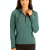 Kyanna FeatherLoop Half Zip Hoodie