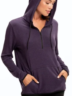 Kyanna FeatherLoop Half Zip Hoodie
