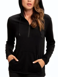 Kyanna FeatherLoop Half Zip Hoodie