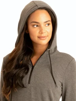 Kyanna FeatherLoop Half Zip Hoodie