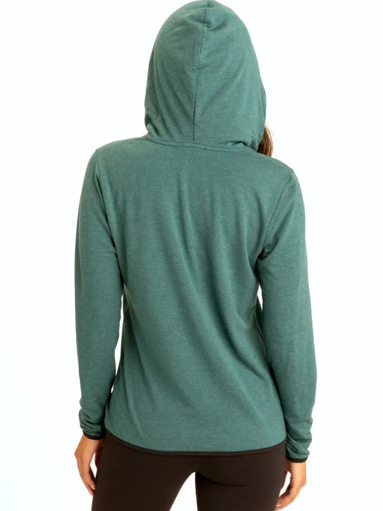 Kyanna FeatherLoop Half Zip Hoodie
