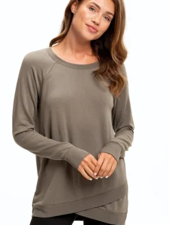 Leanna Feather Fleece Tunic