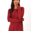 Leanna Feather Fleece Tunic