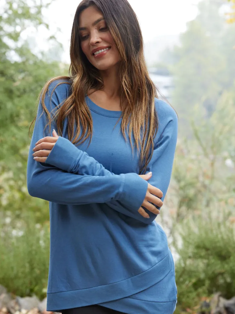 Leanna Feather Fleece Tunic