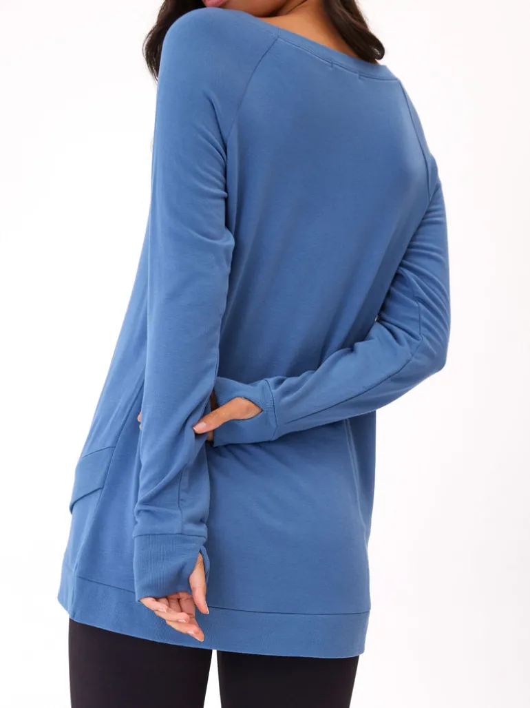 Leanna Feather Fleece Tunic