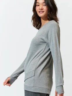 Leanna Feather Fleece Tunic