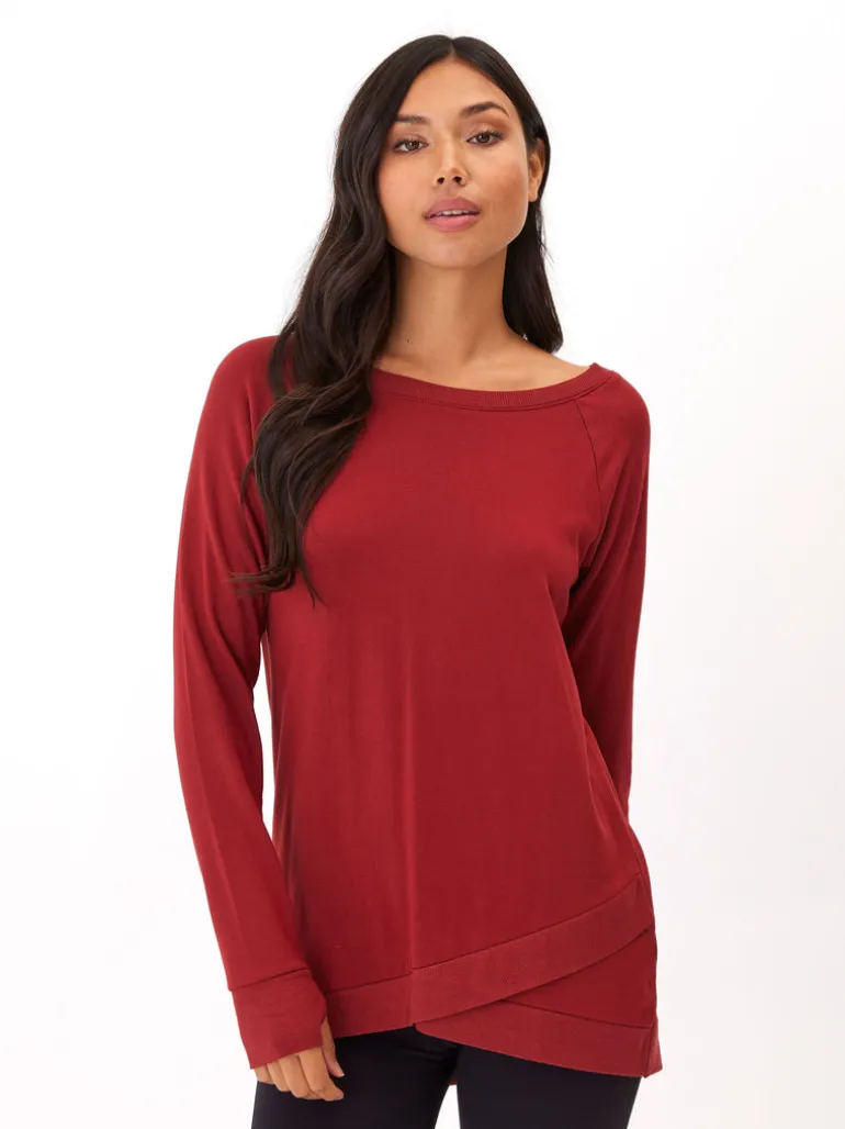 Leanna Feather Fleece Tunic