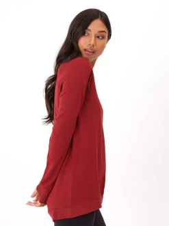 Leanna Feather Fleece Tunic