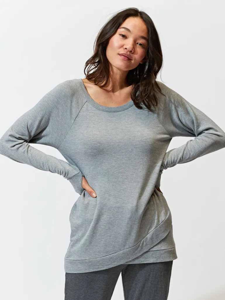 Leanna Feather Fleece Tunic