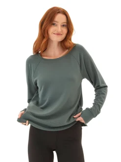 Leelu Feather Fleece Raglan Pullover