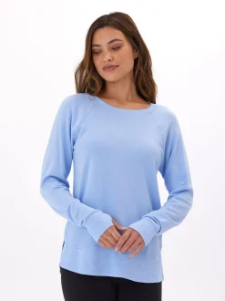Leelu Feather Fleece Raglan Pullover