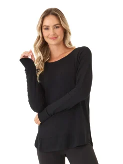 Leelu Feather Fleece Raglan Pullover