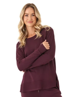 Leelu Feather Fleece Raglan Pullover