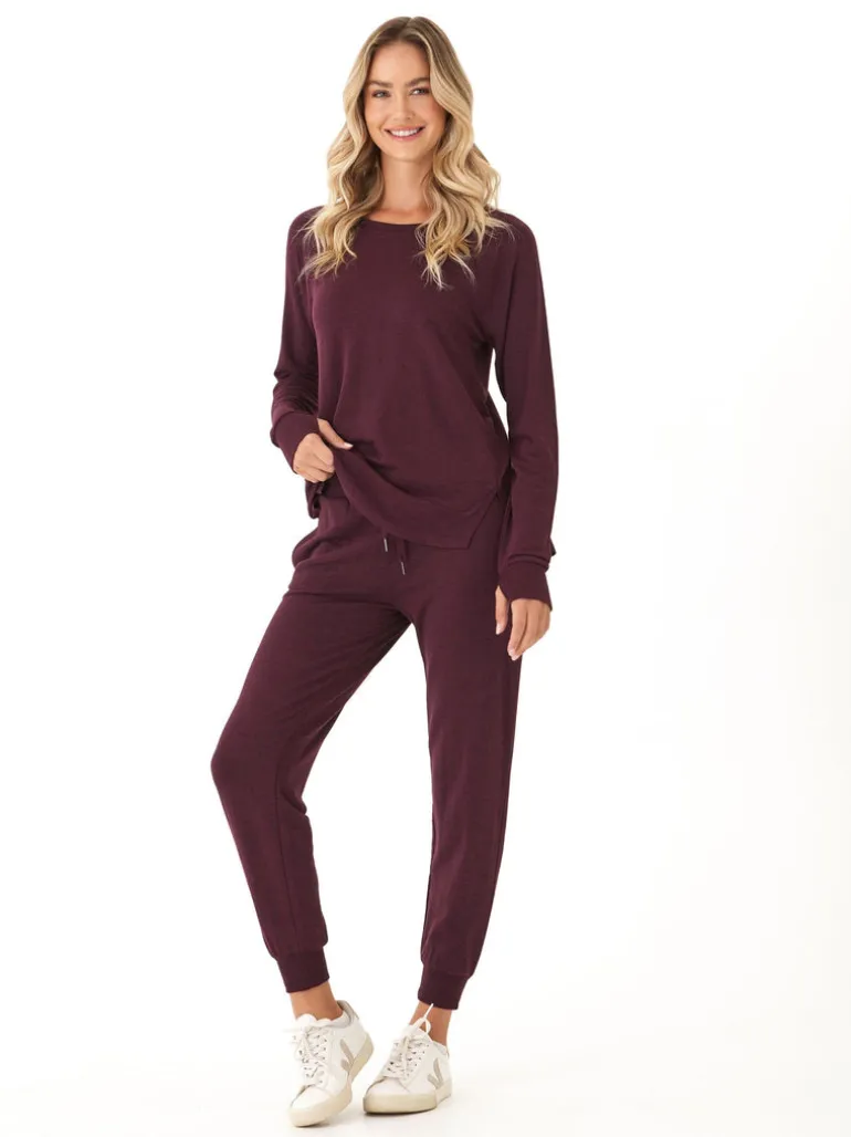 Leelu Feather Fleece Raglan Pullover